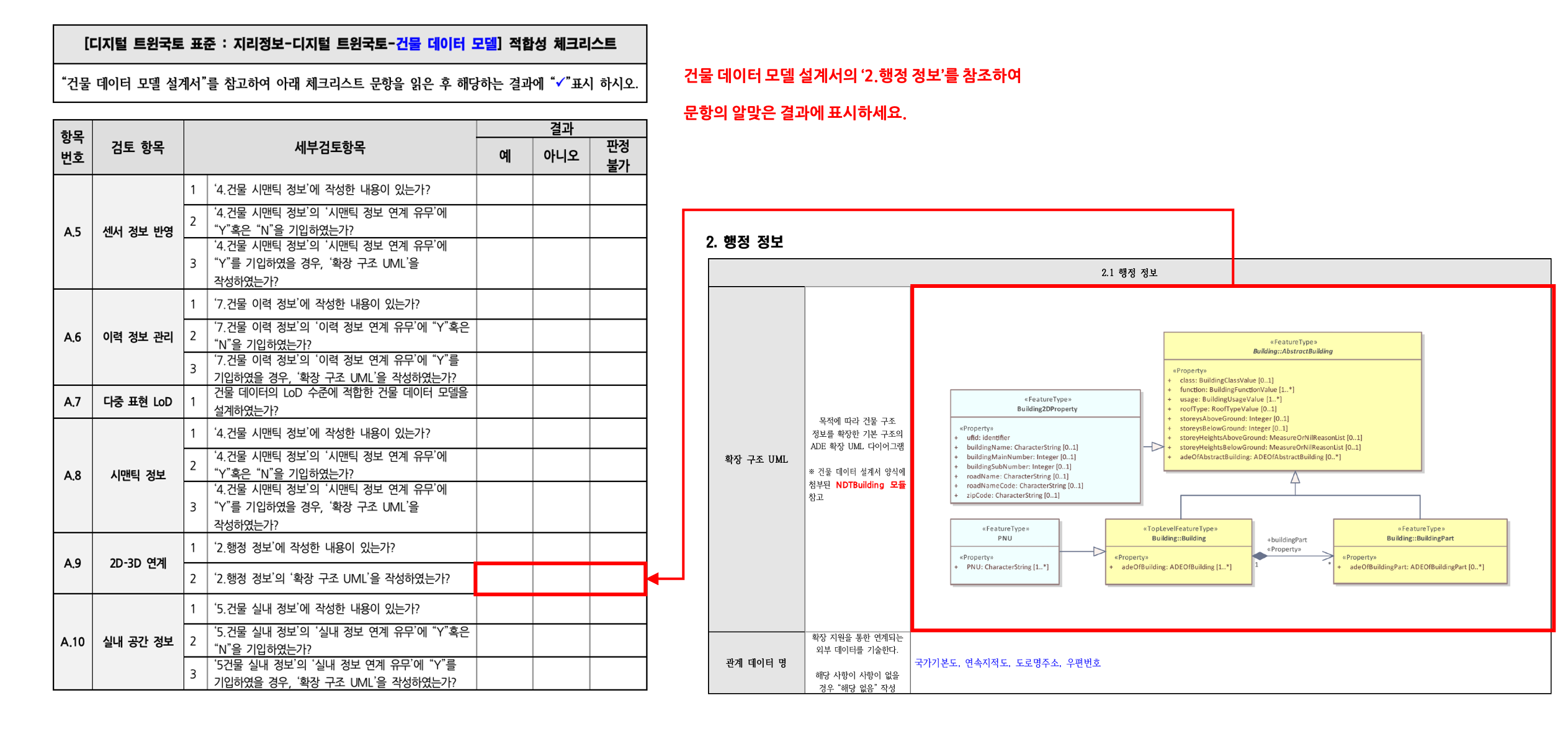 3장 건물 데이터 모델 표준 적합성 체크리스트 그림27.png