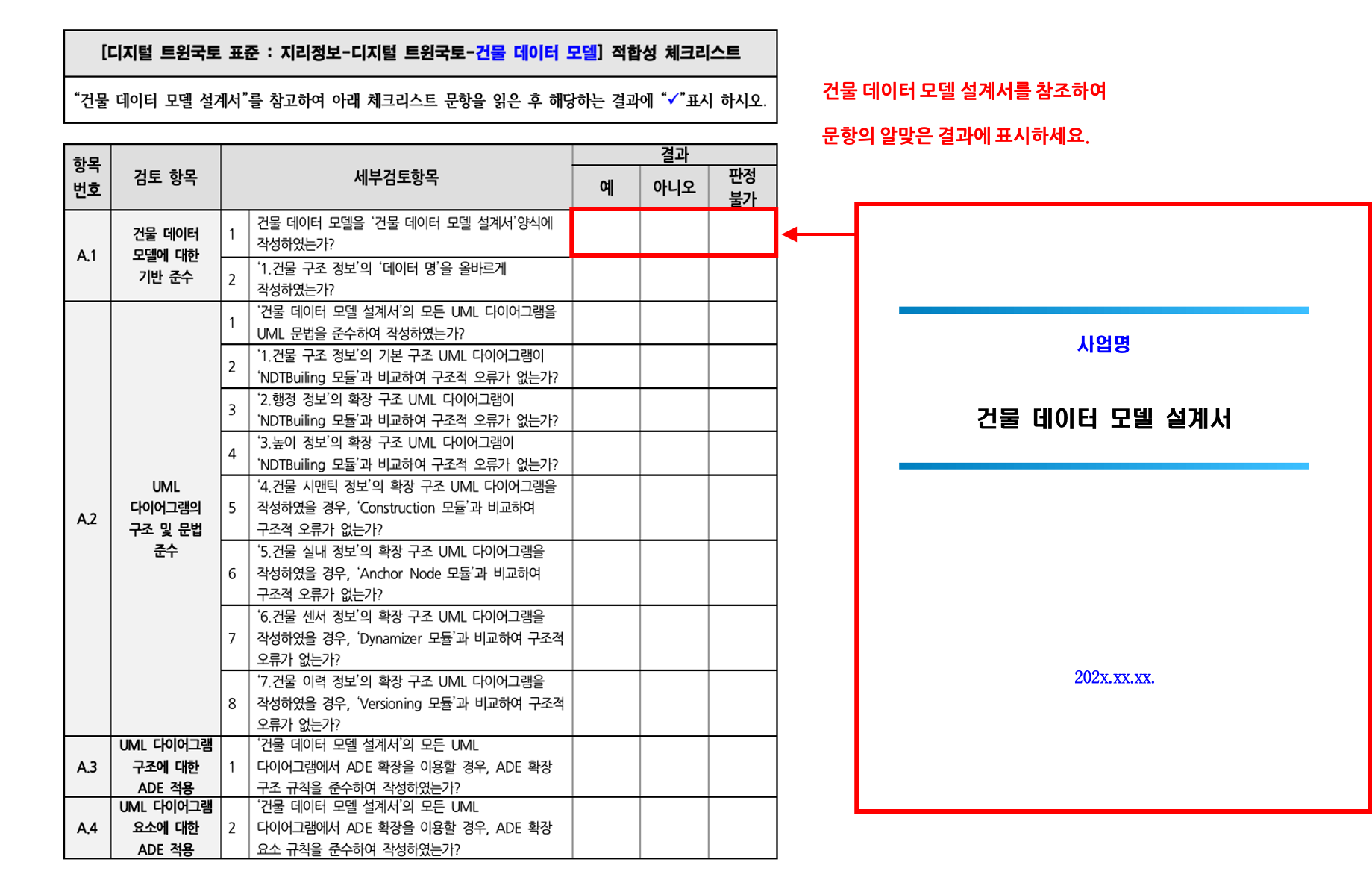 3장 건물 데이터 모델 표준 적합성 체크리스트 그림4.png