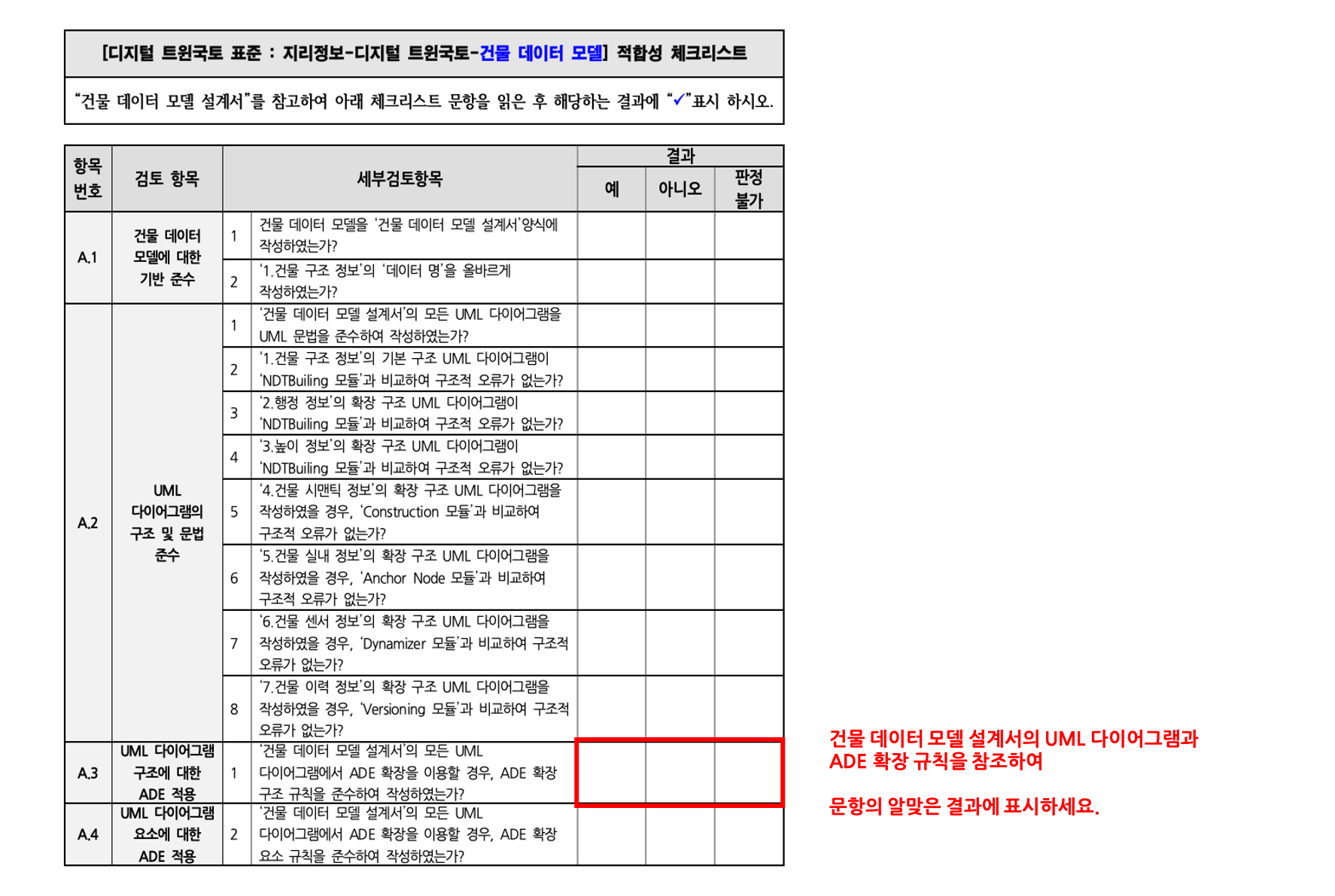 3장 건물 데이터 모델 표준 적합성 체크리스트 그림14.png