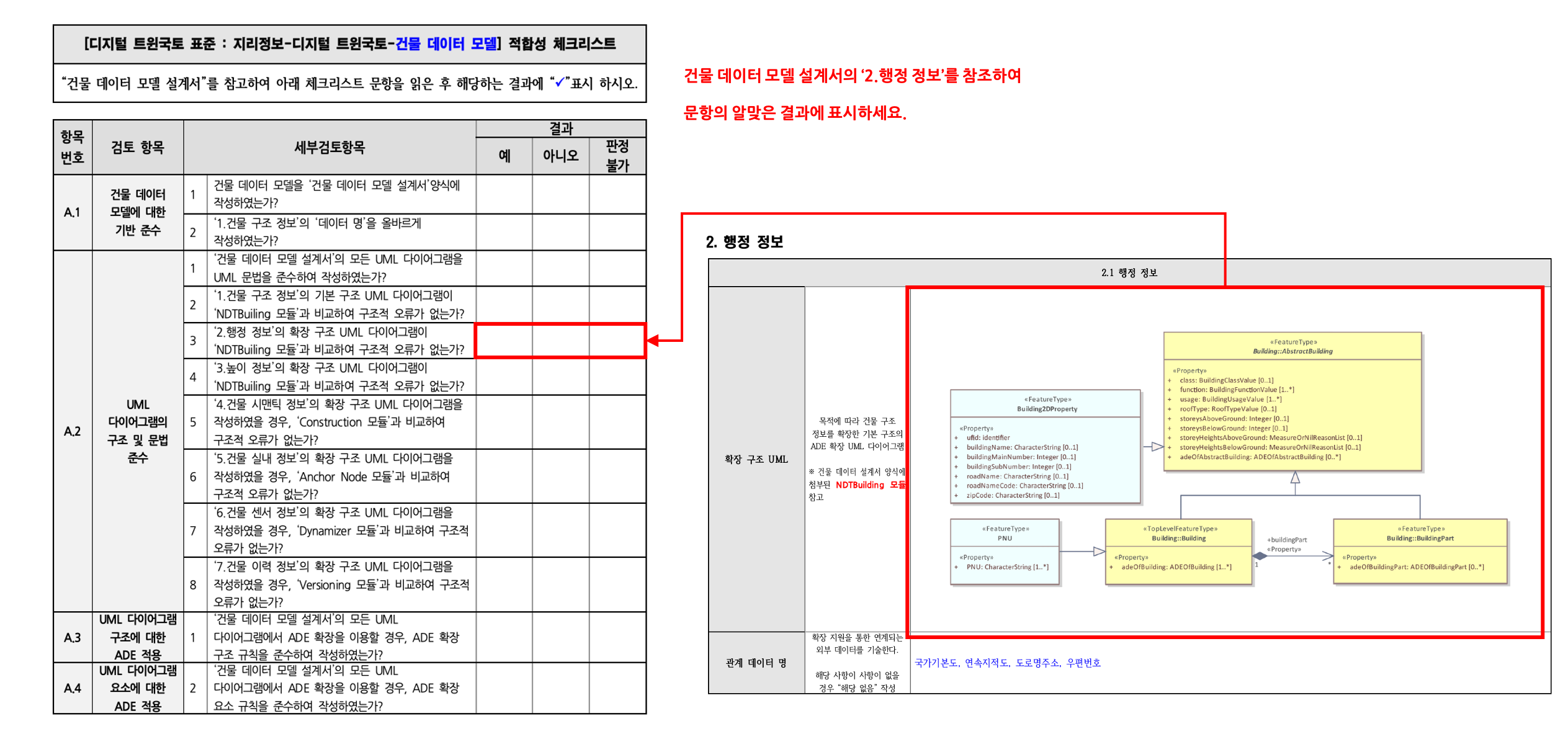 3장 건물 데이터 모델 표준 적합성 체크리스트 그림8.png